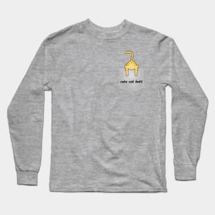 cute cat butt Long Sleeve T-Shirt